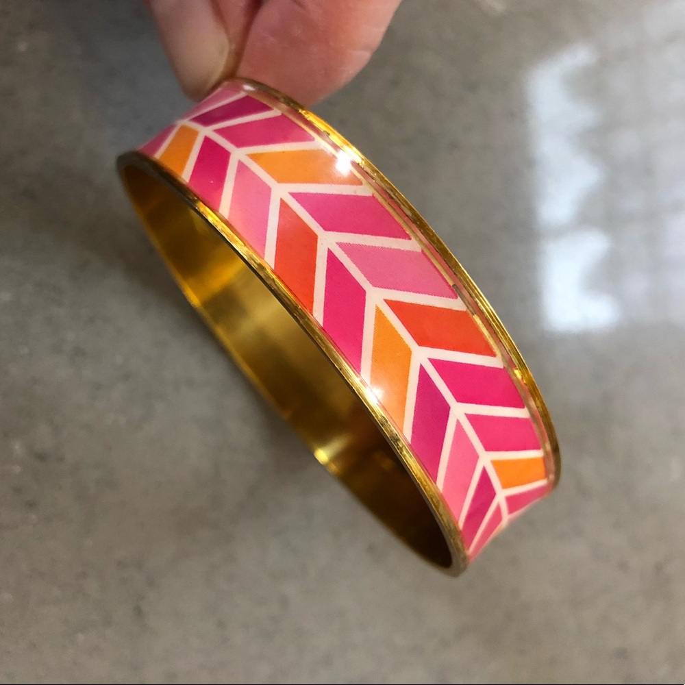 Preppy chevron bracelet